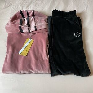 Miss Ebito  girls 12 years old outfit velvet set.